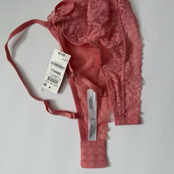 NWT State of Day Lace Retro Bralette 9 Colors Red Black White Green Blue Pink - Picture 3 of 7